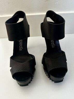 Pedro Garcia Black Leather Heels  | Size 37